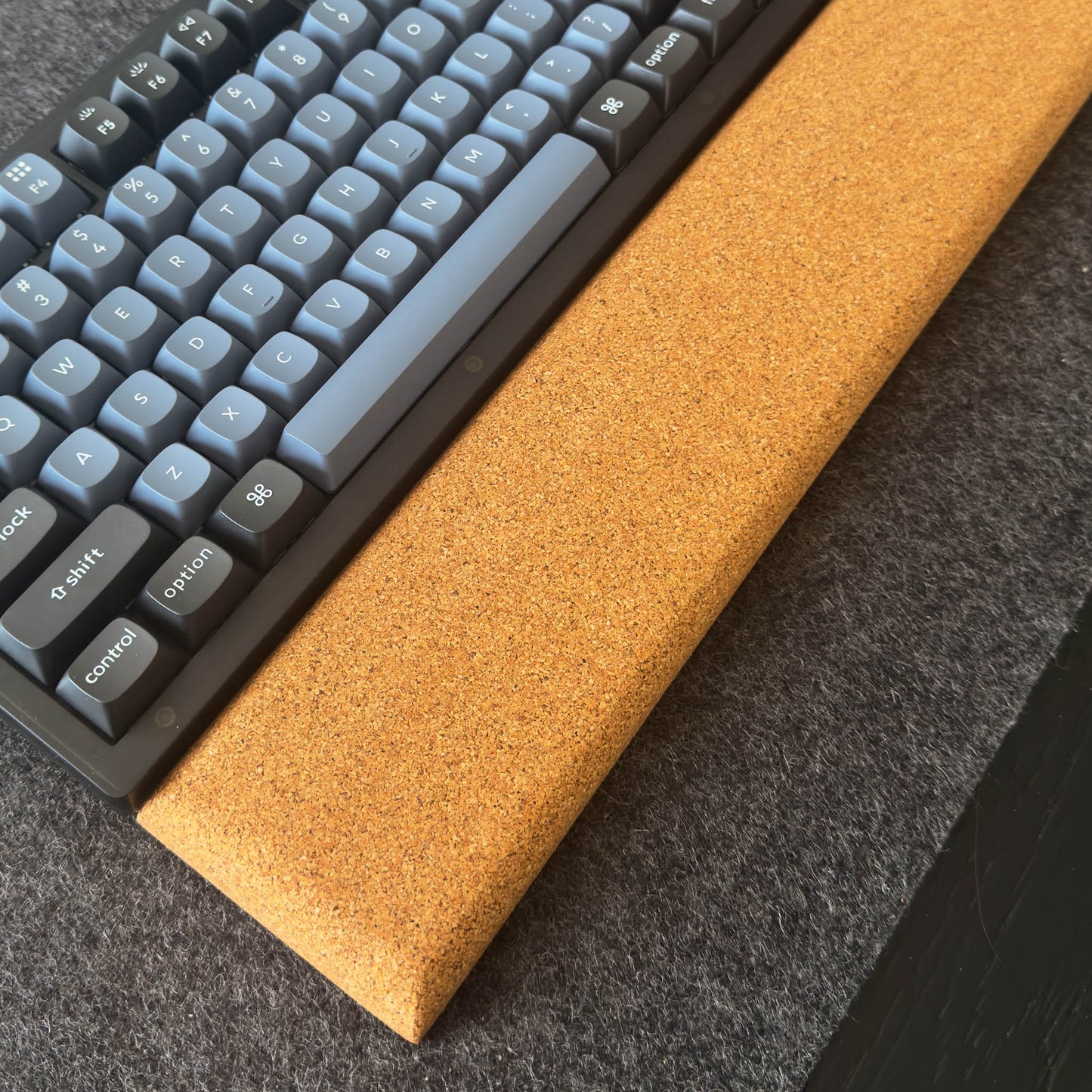 Ergonomic Cork Keyboard Wrist Rest Custom Sizes