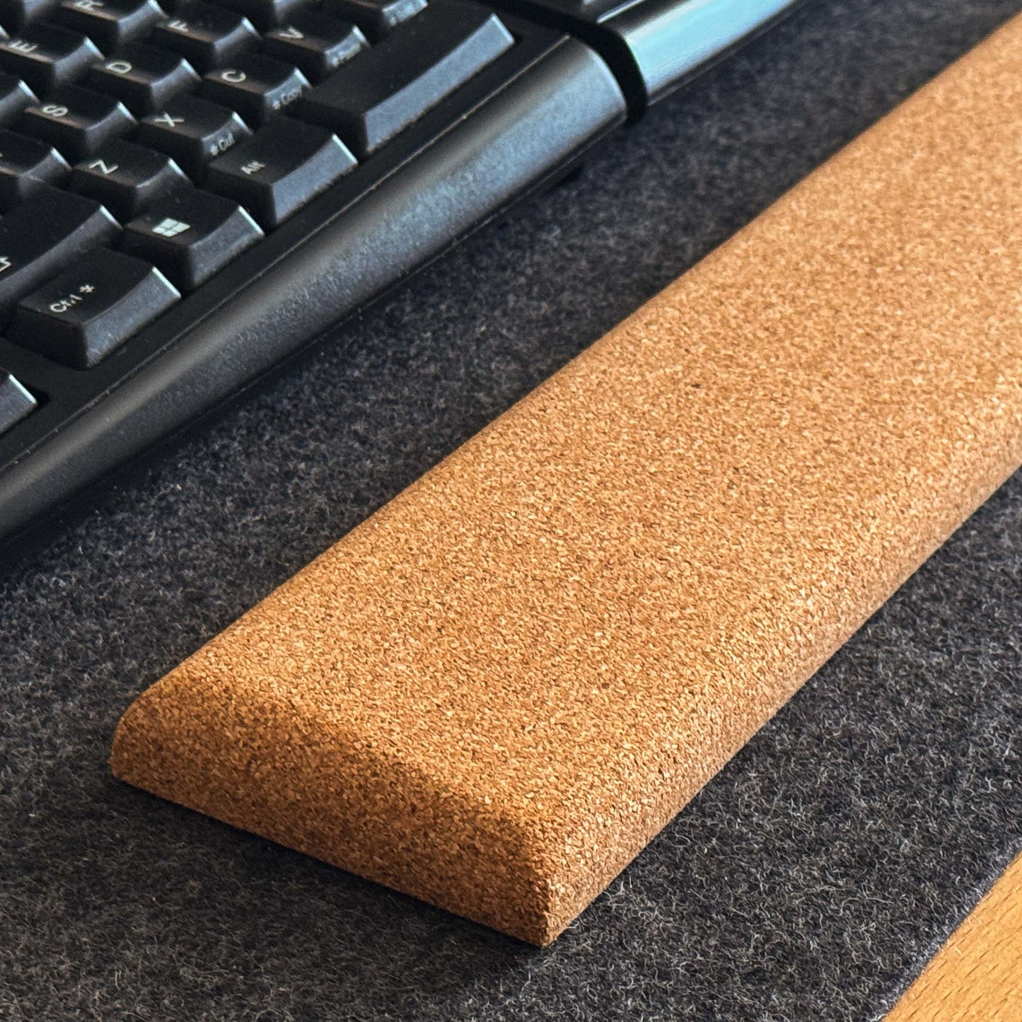 Ergonomic Cork Keyboard Wrist Rest Custom Sizes