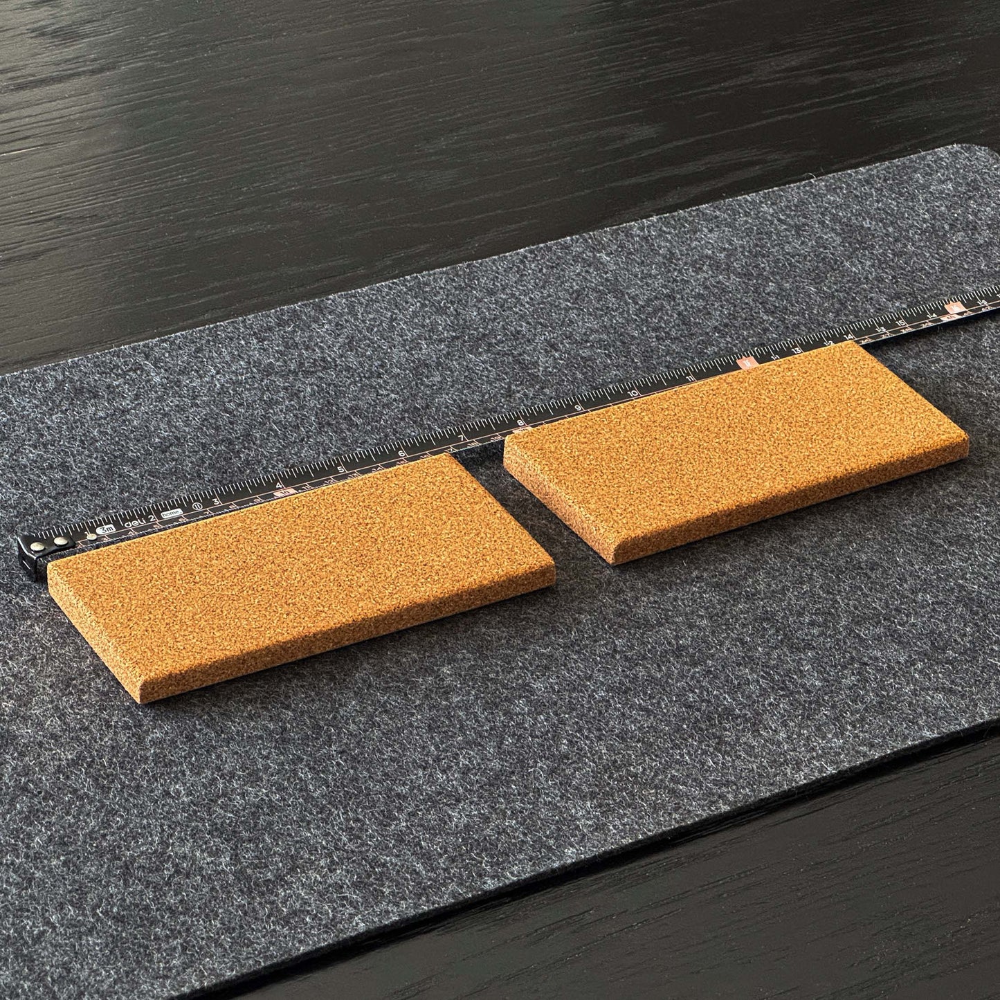 Slim Cork Wrist Rest for Keyboard and Mouse