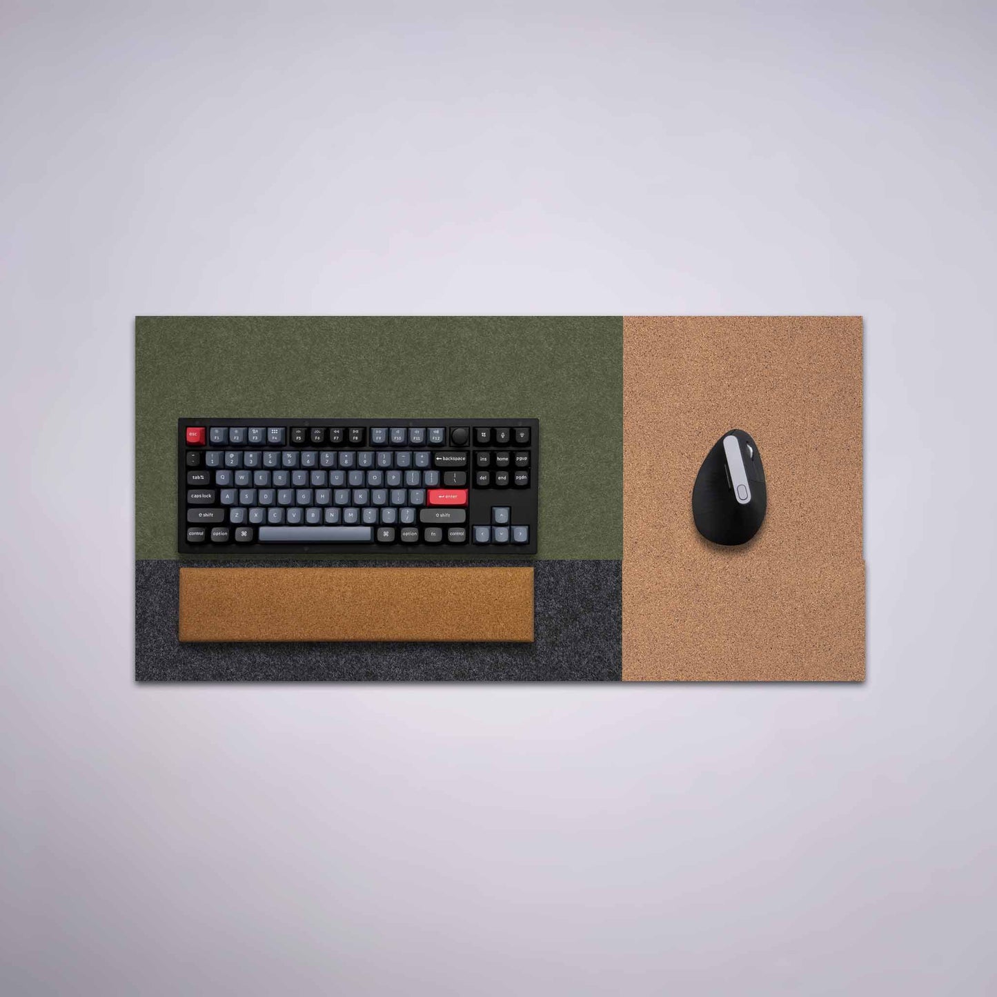 The Creative Graphite Green and Cork Mat Bundle