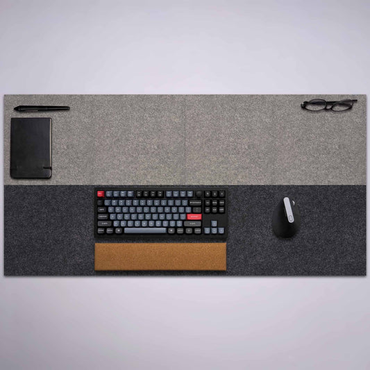 The Overachiever Two-Tone Grey Composer Mat Bundle