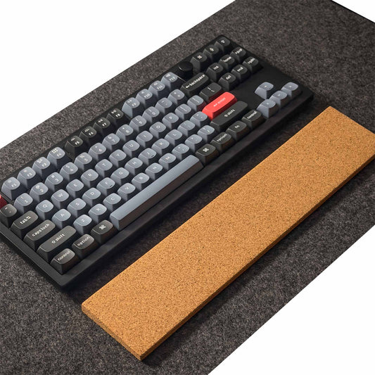 Slim Cork Wrist Rest for Keyboard and Mouse